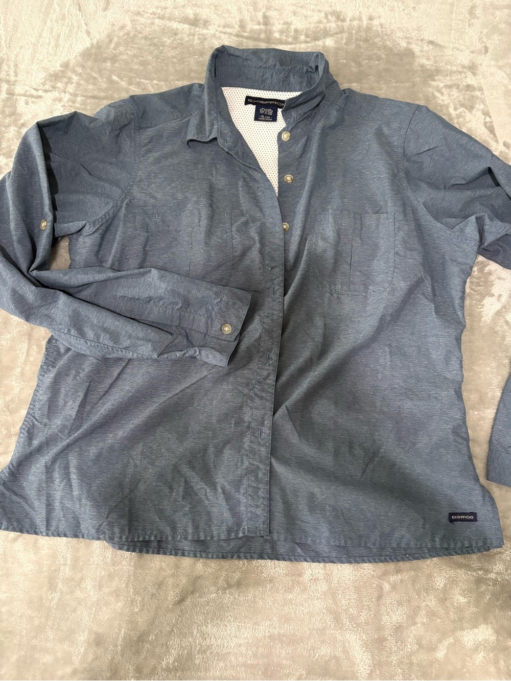 ExOfficio Women’s Lightscape Shirt Size XL Like New